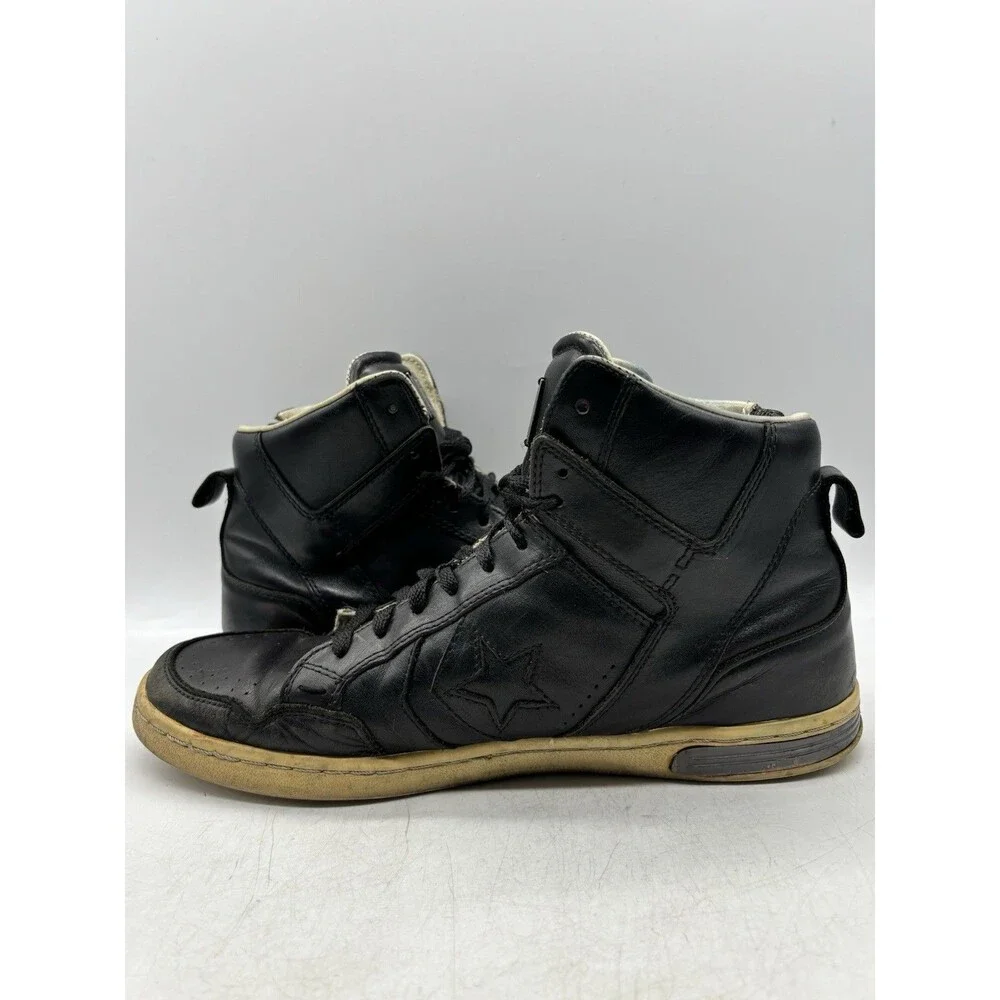 John Varvatos x Converse Weapon Leather Mid Top Shoes SIZE 11 MENS